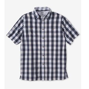 Kingsize Short Sleeve Button Up Shirt size 9xLarge